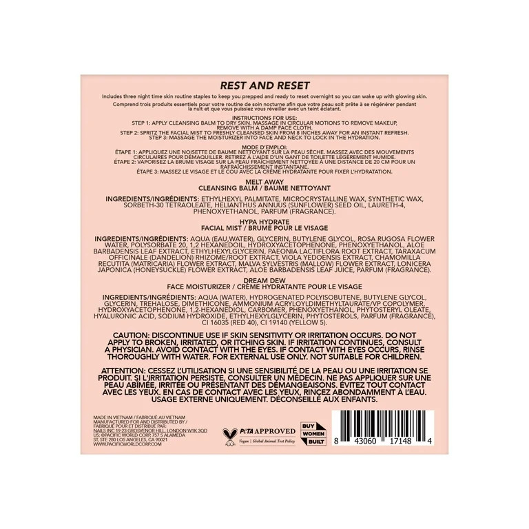 Holler and Glow Limited Edition Rest and Reset Skincare, 3 Piece Gift Set | Walmart (US)