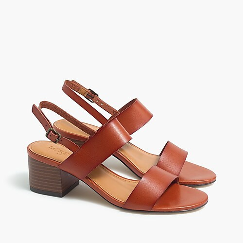 Low block-heel sandals | J.Crew Factory