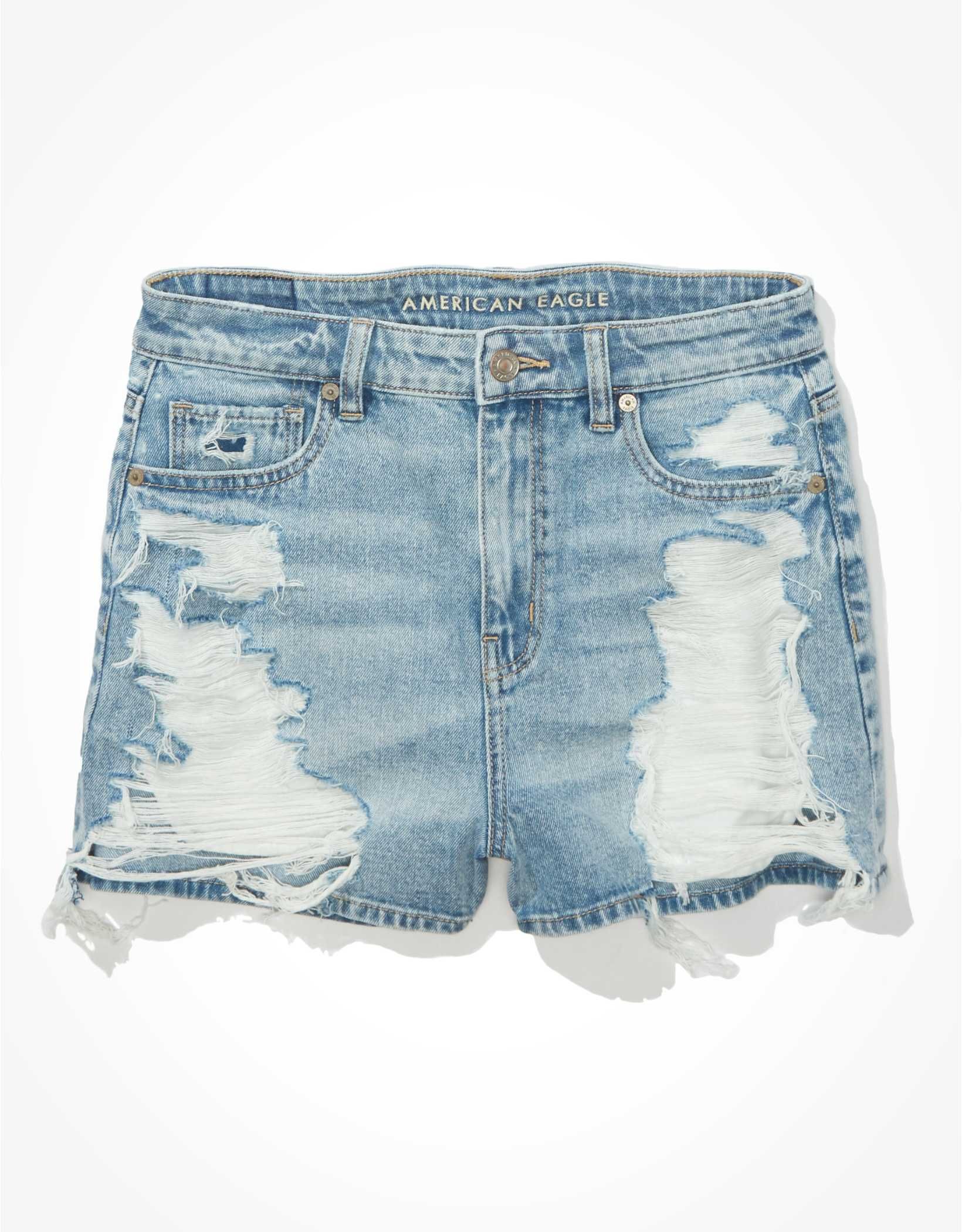 AE Denim Mom Shorts | American Eagle Outfitters (US & CA)