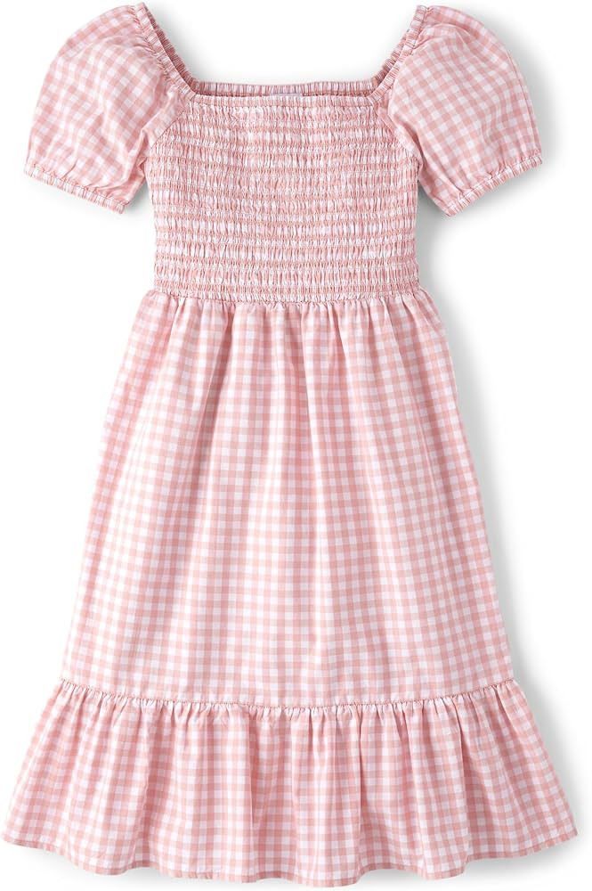 The Children's Place Women's Mommy and Me Matching Short Sleeve Dresses | Amazon (US)