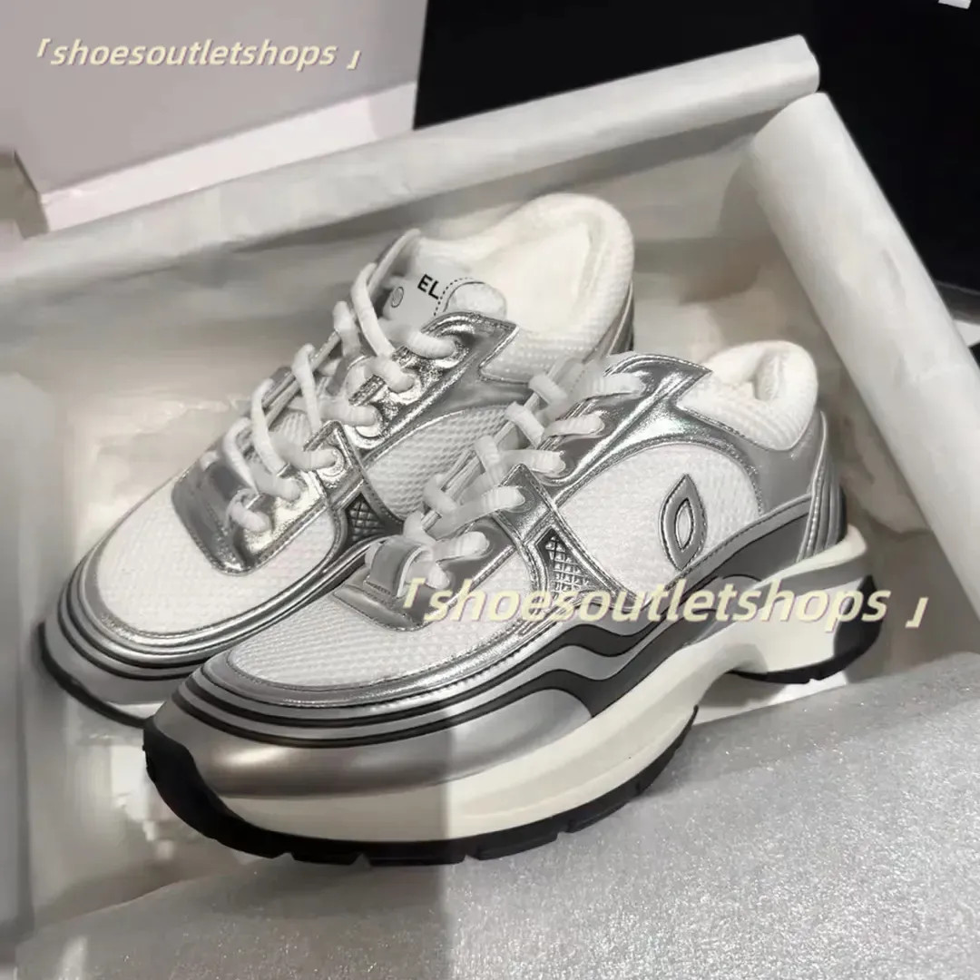 chan C Designer Sneakers Calfskin Casual Shoes Reflective Shoes Vintage Suede Leather Trainers Al... | DHGate