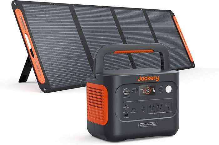 Jackery Solar Generator 1000 v2 with 200W Solar Panel,1070Wh Portable Power Station LiFePO4 Batte... | Amazon (US)
