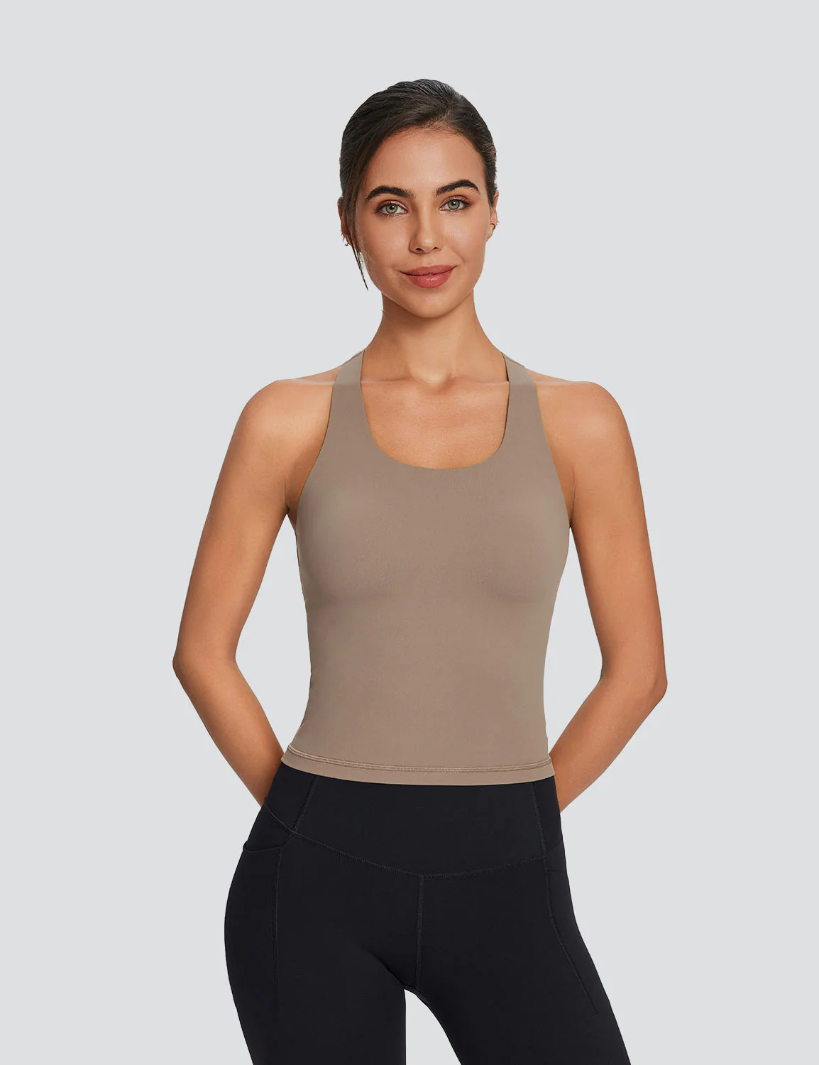 Baleaf Women's Low Impact Tank Top with Built in Bra | baleaf