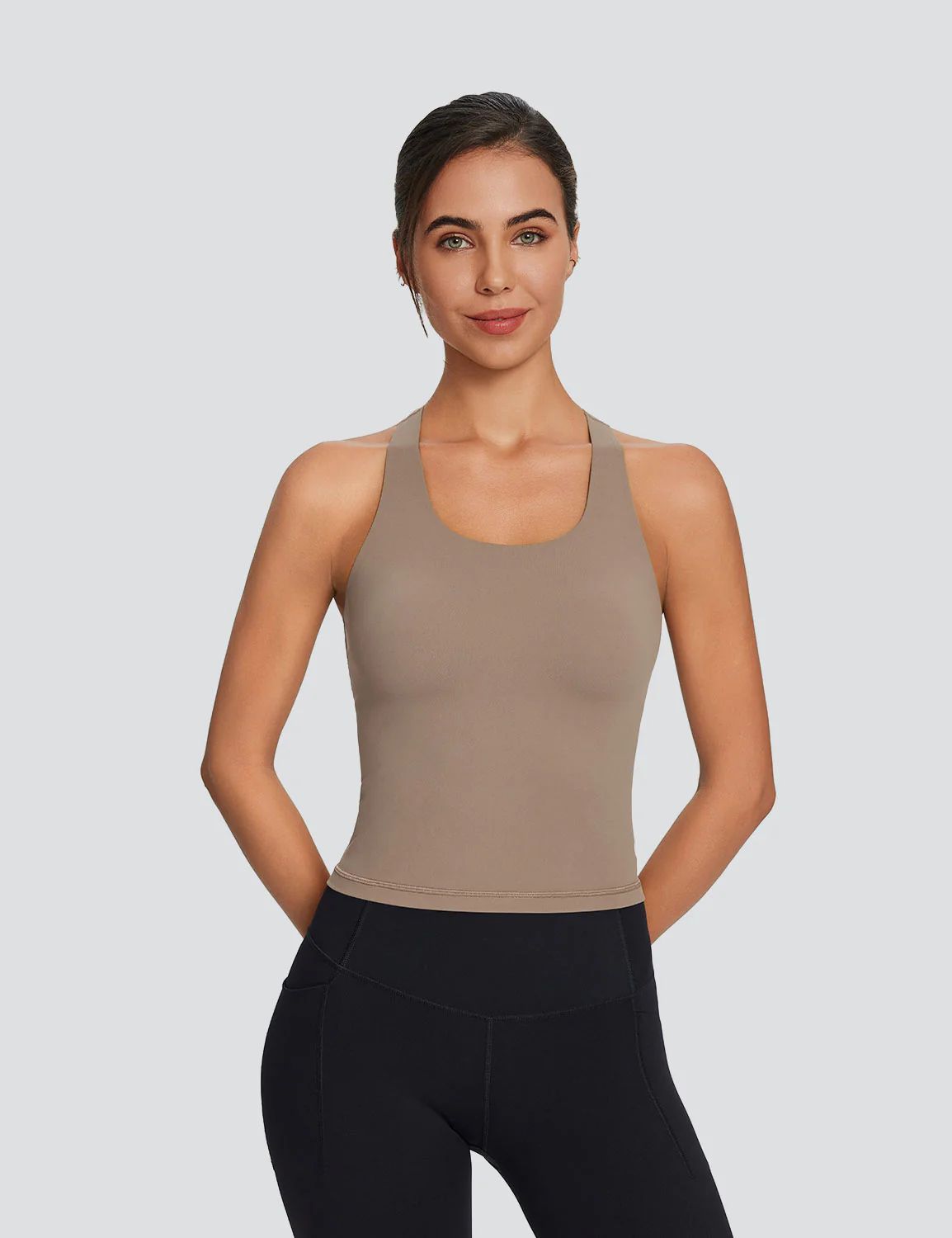 Baleaf Women's Low Impact Tank Top with Built in Bra | baleaf