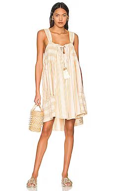 SPELL Lady Palm Strappy Mini Dress in Toffee from Revolve.com | Revolve Clothing (Global)