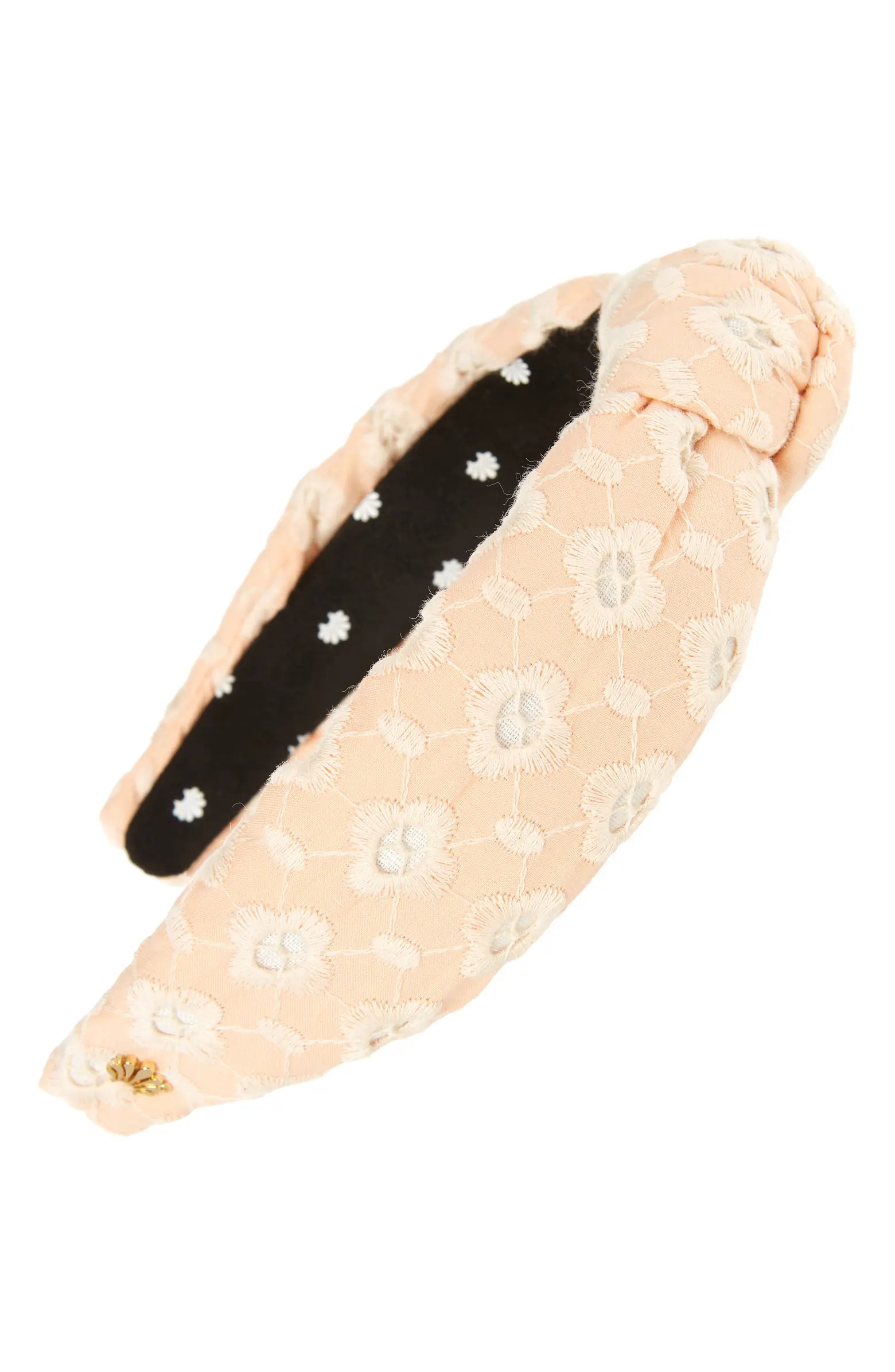 Lele Sadoughi Daisy Eyelet Knotted Headband | Nordstrom | Nordstrom