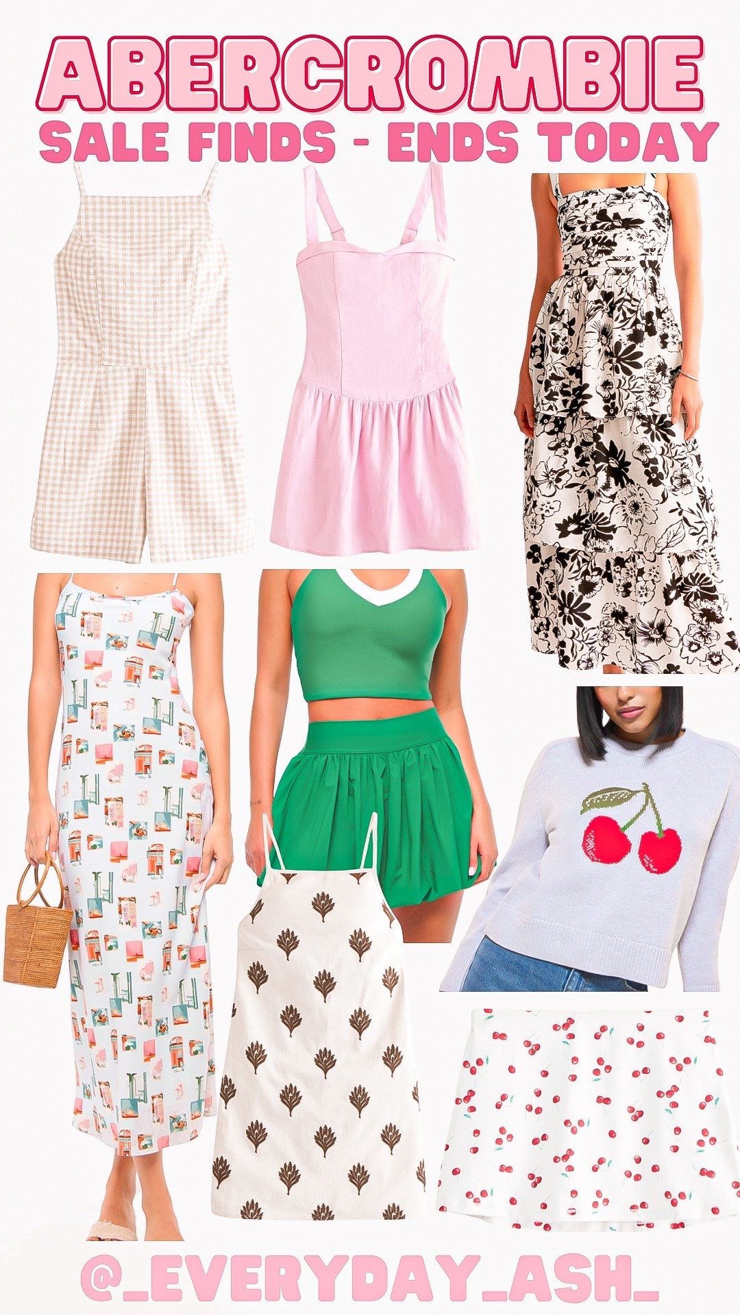 ABERCROMBIE SALE - ends today !💕🎉

Summer sales, Abercrombie, summer fashion, vacation outfits, gingham romper, pink dress, maxi dress, mini dress, activewear, summer dress, cherry outfit, summer sweatshirt , summer skirt

#LTKStyleTip #LTKSaleAlert #LTKFindsUnder100