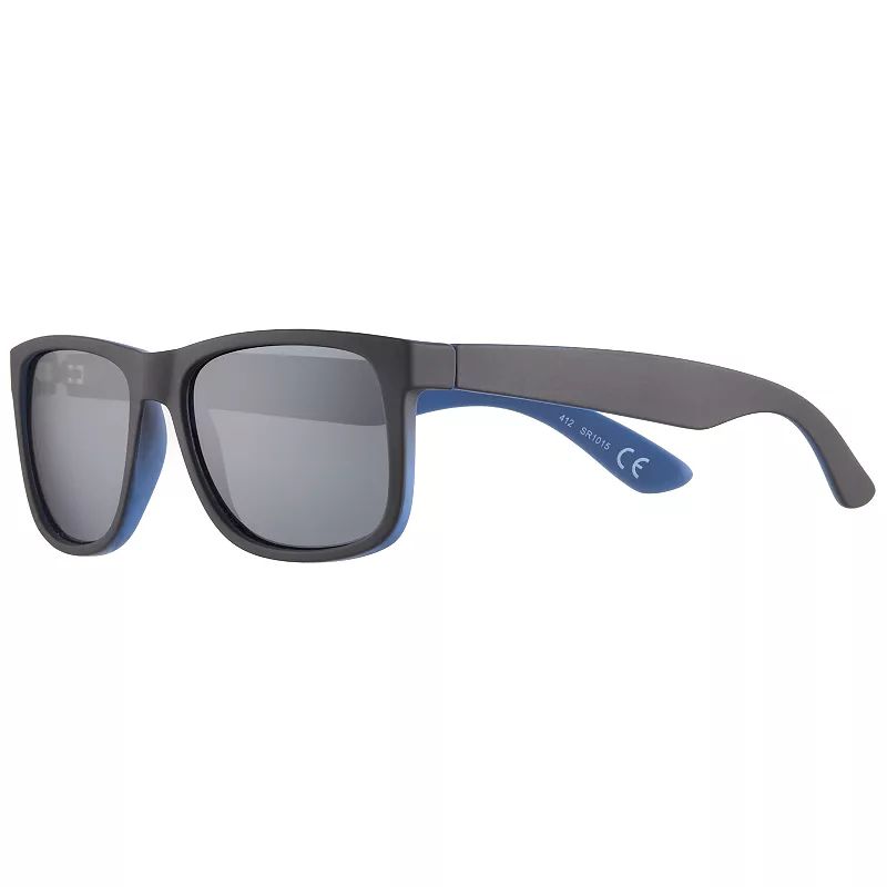 Men's Apt. 9 Polarized Matte Black Sunglasses, Size: Medium, Blue | Kohl's