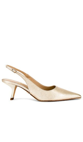 Blanka Sling Back in Gold Leaf | Revolve Clothing (Global)