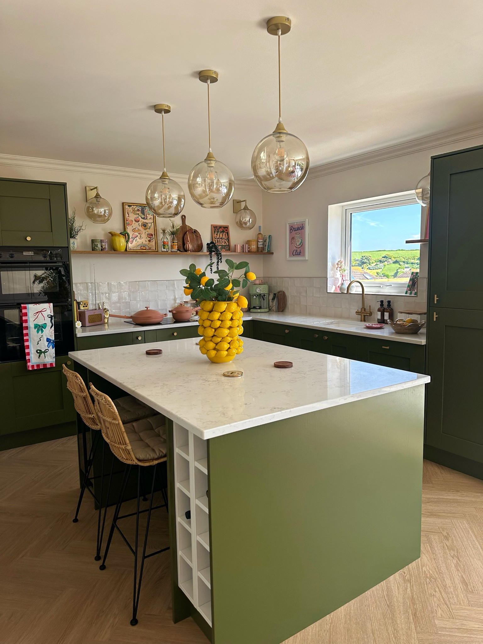 kitchen island 🫒✨