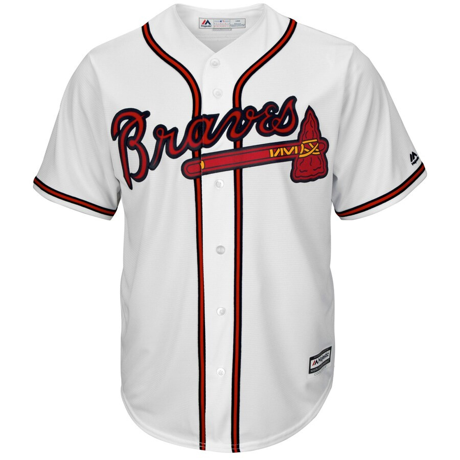 Men's Atlanta Braves Majestic White Home Cool Base Team Jersey | MLB Shop