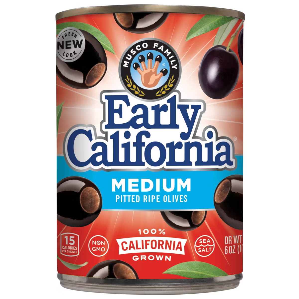 Early California Medium Pitted Ripe Olives - 6oz | Target