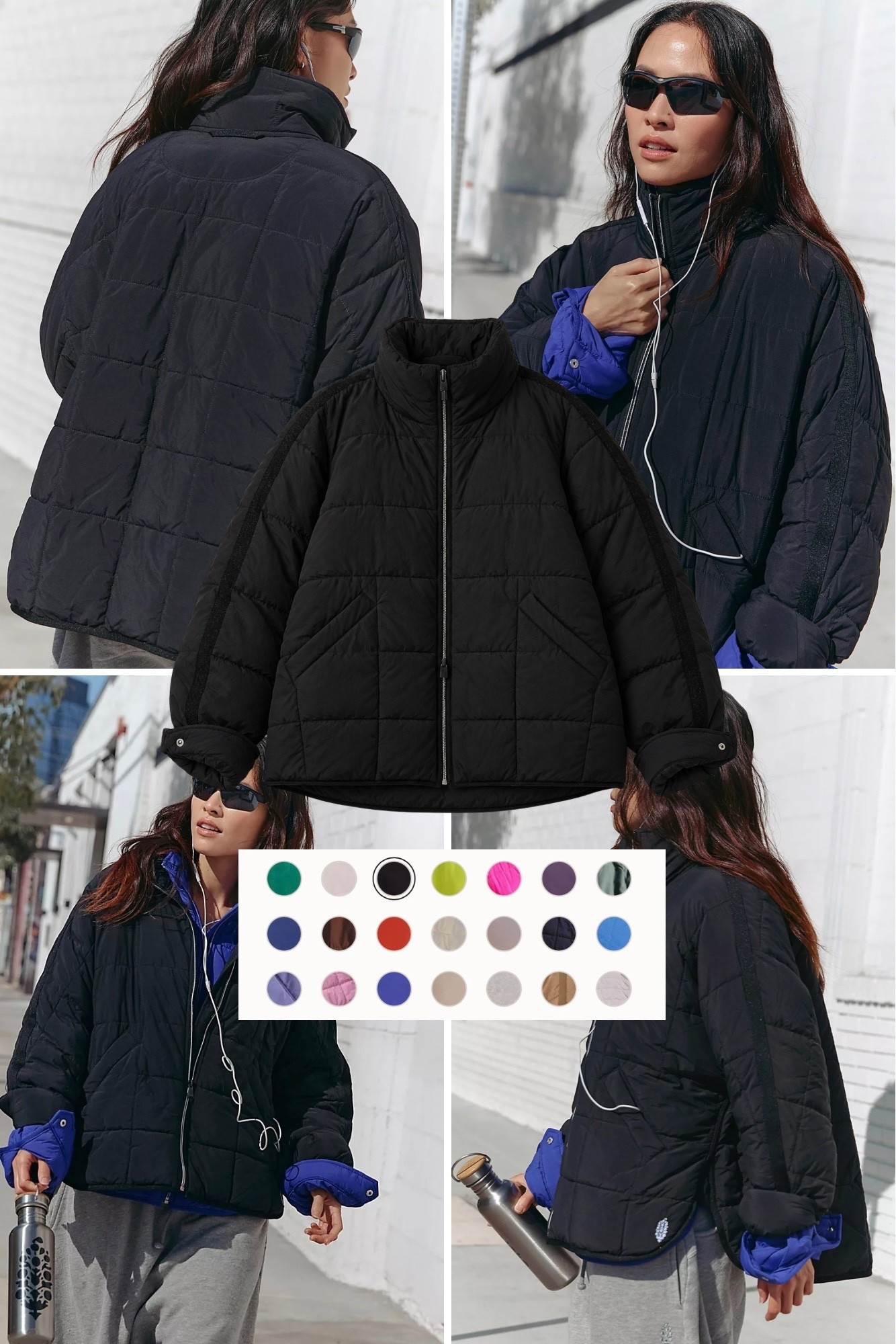 Packable puffer jacket