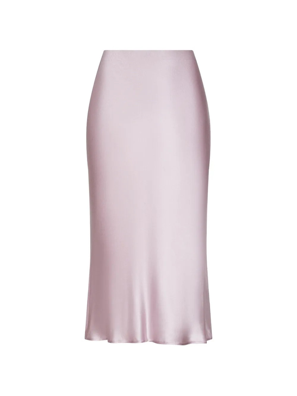 L'Agence Perin silk midi skirt - Pink | Farfetch Global