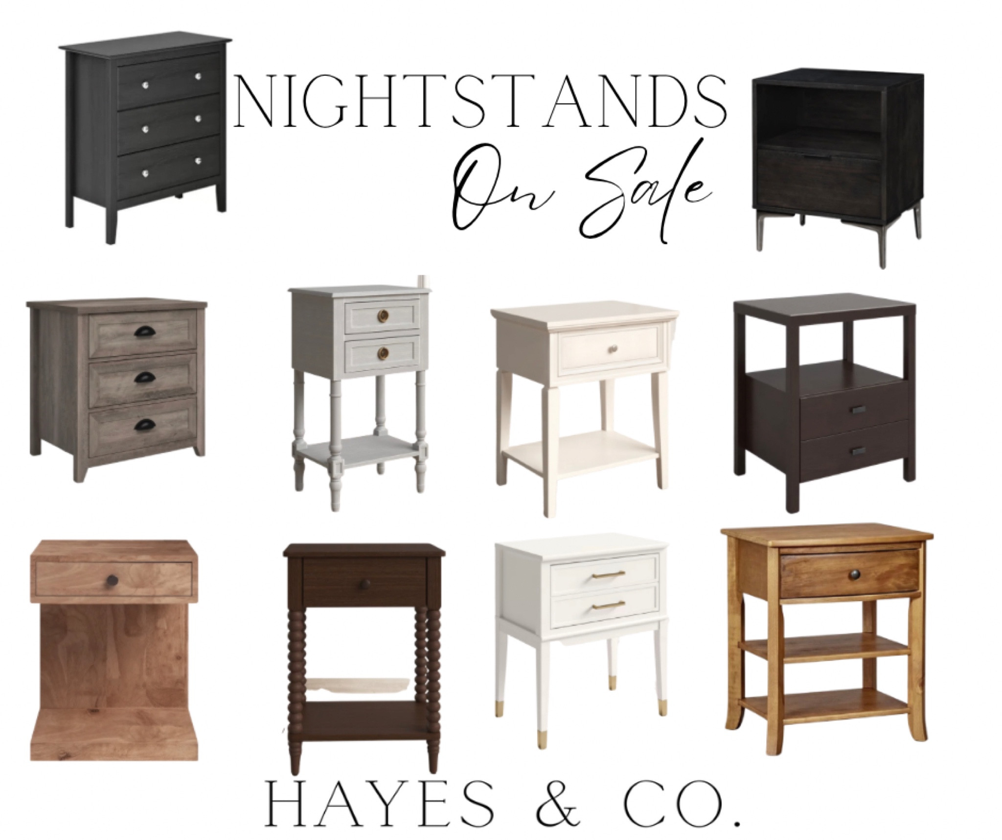 Nightstands on sale for under $250 each!  A lot of them are under $150.  Yay!

#LTKhome #LTKsalealert