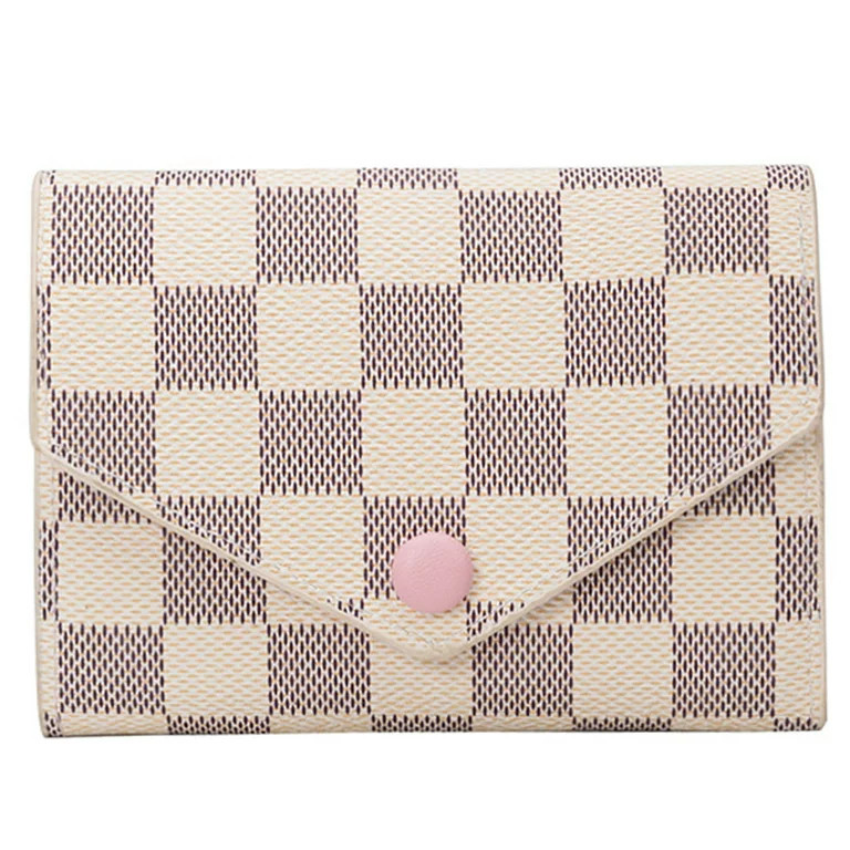 Sexy Dance White Checked Wallet Designer Inspired Loius Vuitton Dhgate Finds Dhgate Bags  | Walmart (US)