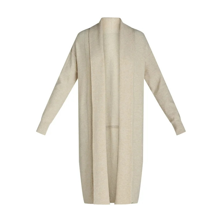 Time and Tru Women's Duster Cardigan Sweater, Midweight, Sizes XS-XXXL | Walmart (US)