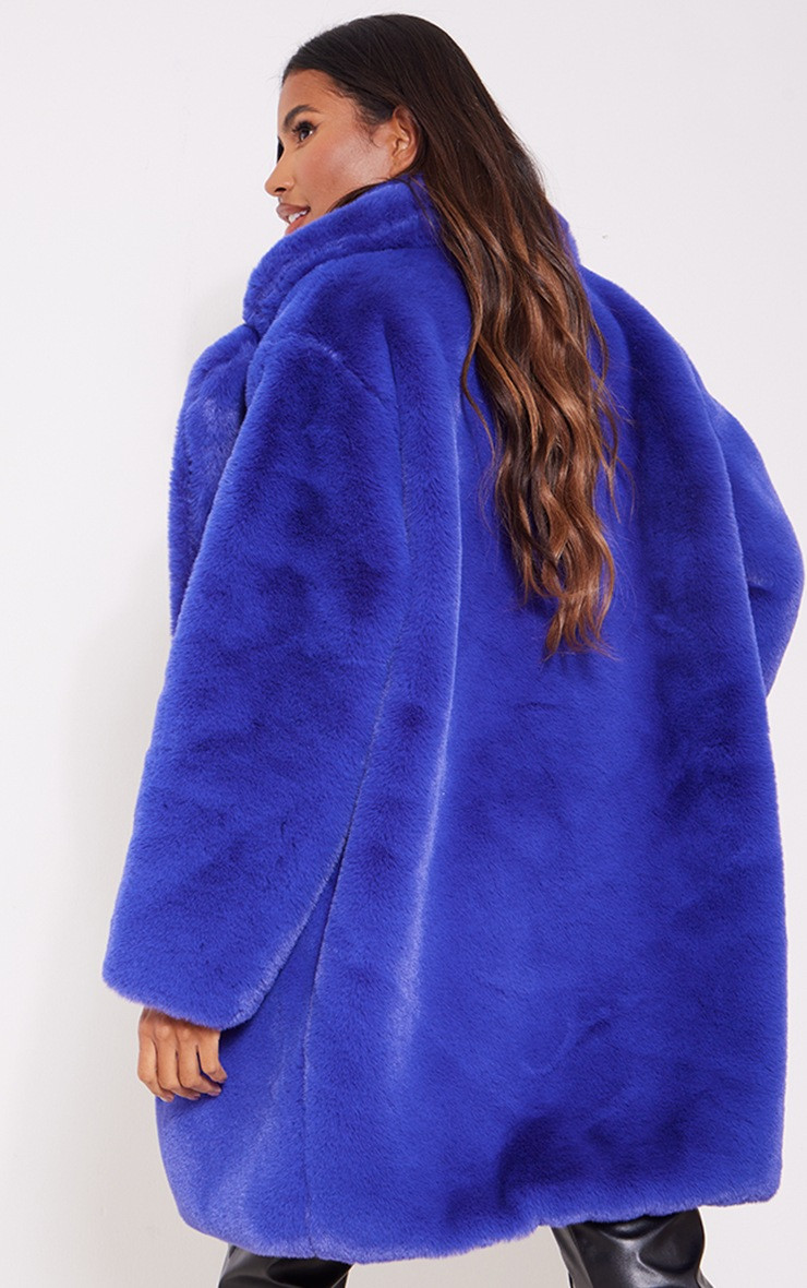 Purple Faux Fur Coat | PrettyLittleThing US