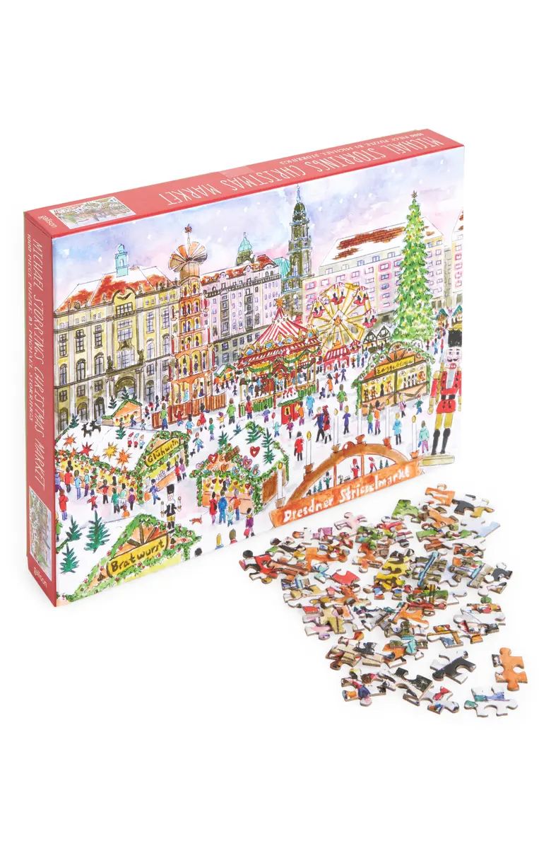 Chronicle Books Michael Storring's Christmas Market 1000-Piece Puzzle | Nordstrom | Nordstrom