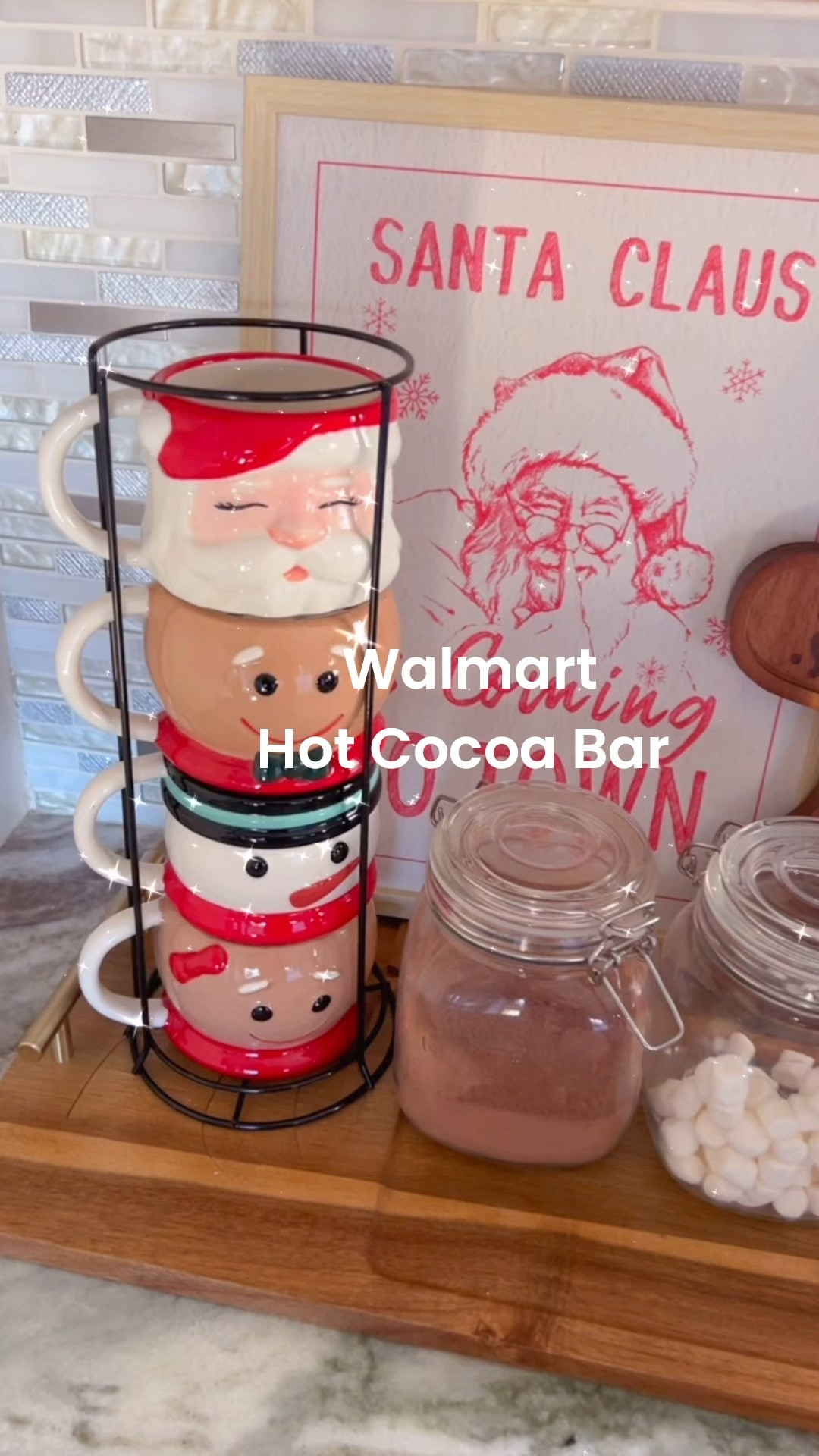 First look at my annual holiday hot cocoa bar! #walmart #christmas holiday decor Budget affordable diy hosting party idea Christmas kitchen  

#LTKFindsUnder50 #LTKHome #LTKHoliday