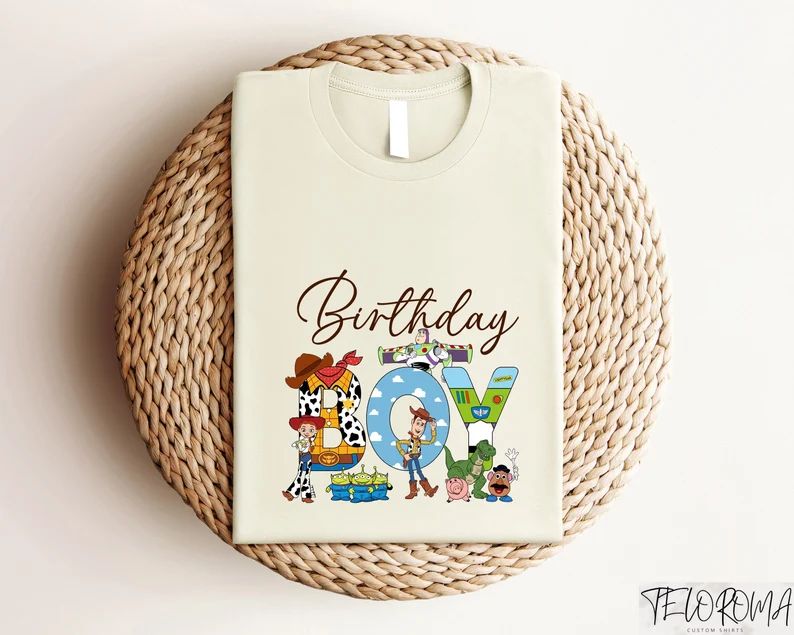 Birthday Boy Shirt, Toy Story Birthday Sweatshirt, Toy Story Lover Gift, Family Birthday Party Te... | Etsy (US)