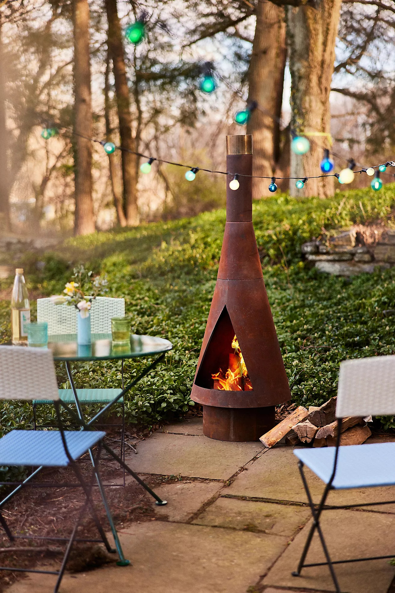 Angled Obelisk Chiminea | Anthropologie (US)