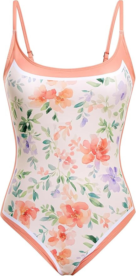 Narecte Sexy One Piece Bathing Suit for Women Tummy Control High Cut One Piece Swimsuit Womens Sw... | Amazon (US)