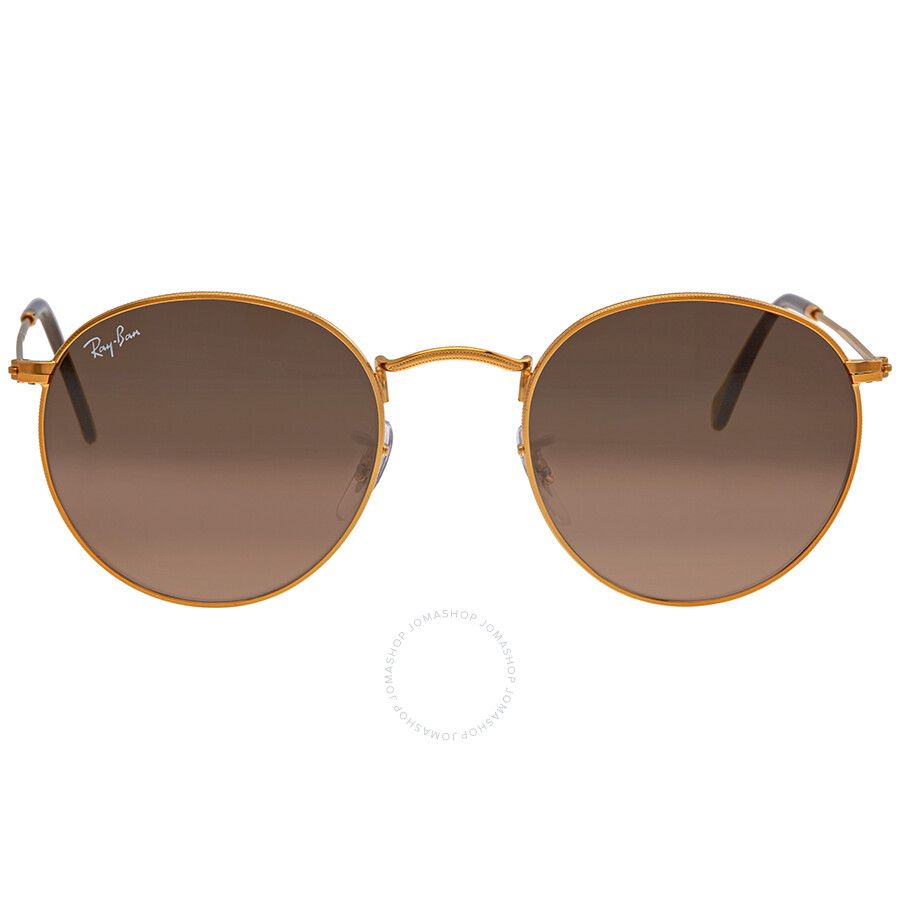 Ray Ban Round Pink/Brown Gradient Mens Sunglasses RB3447 9001A5 50 | Jomashop.com & JomaDeals.com