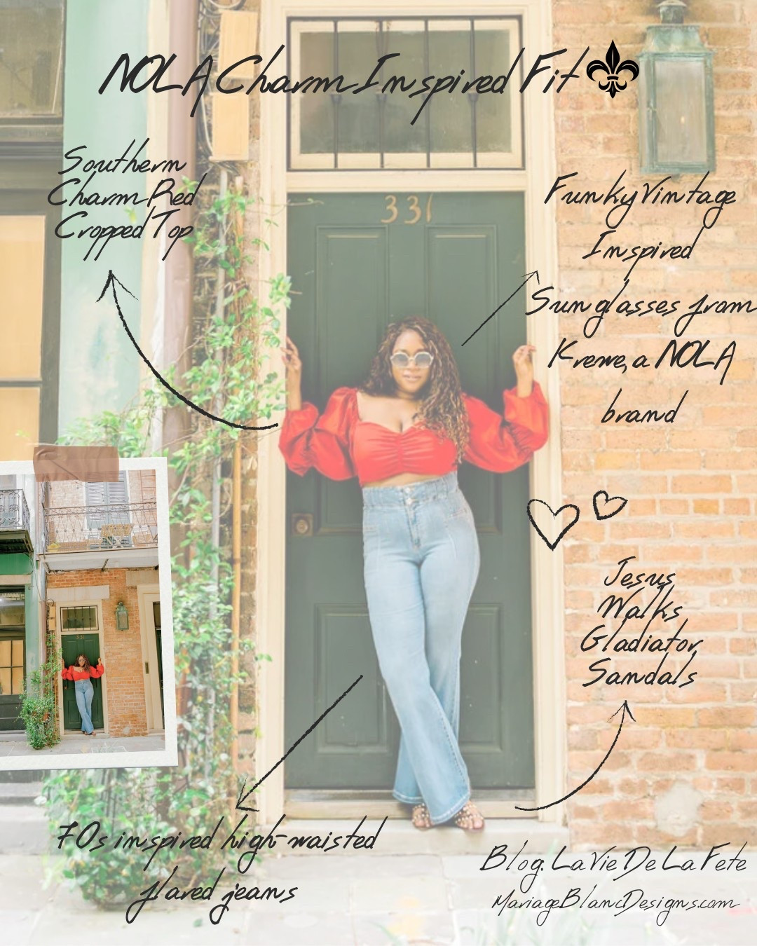 🔥 Big Easy Babe: Bold Style in the Bayou 🔥

Channeling NOLA vibes in this bold red puff sleeve top, high-waisted flares, and my go-to gladiator sandals (aka Jesus sandals 😇). Topped it off with sunnies from a fave New Orleans brand! Linked everything! #LaVieDeLaFête #LTKStyle #BigEasyEnergy

#LTKSeasonal #LTKBeauty #LTKTravel