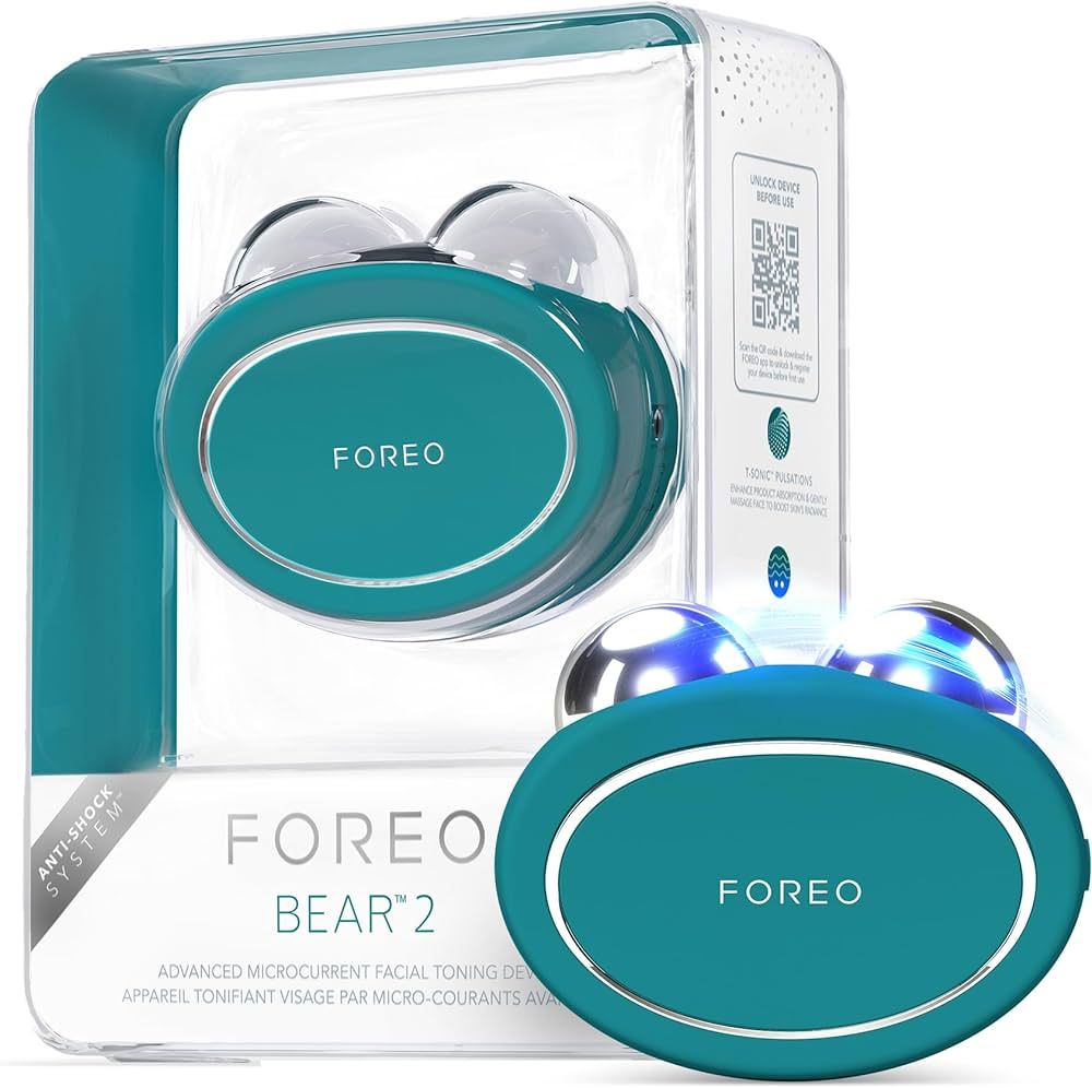 FOREO BEAR 2 Advanced Lifting & Toning Microcurrent Facial Device - Anti Aging Face Sculpting Too... | Amazon (US)