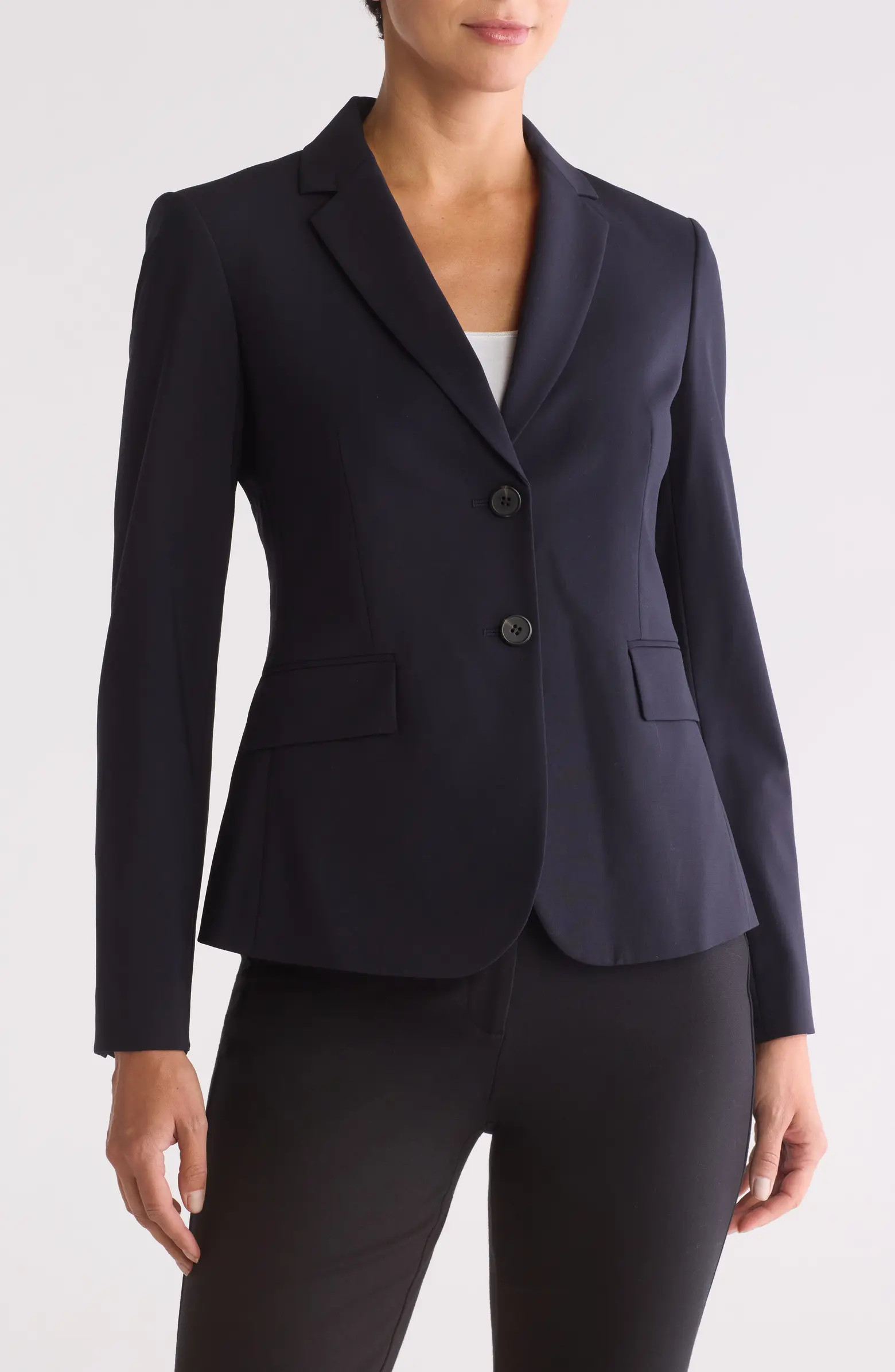 Theory Carissa Stretch Wool Classic Suit Jacket | Nordstromrack | Nordstrom Rack