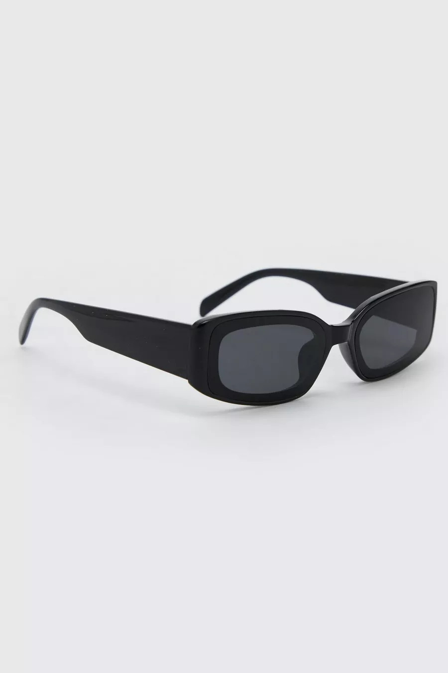 Plastic Overlay Rectangular Sunglasses | Boohoo.com (NO)