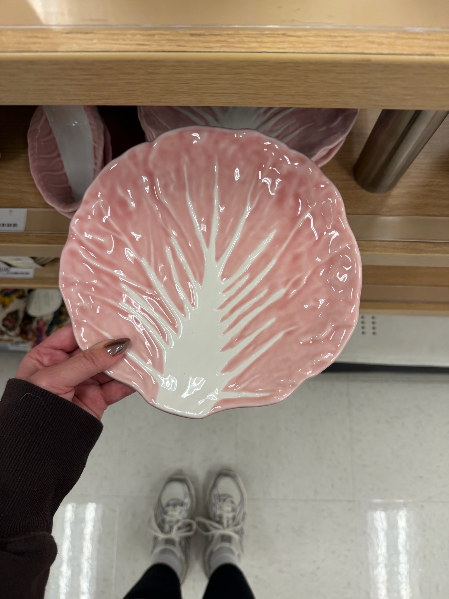 This $5 Threshold stoneware radicchio salad plate is SUCH a cute find 🌸 the organic shape and soft pink tone are perfect for spring hosting, Easter tablescapes, or adding a pop of color to your gallery wall shelf styling. It’s giving playful but elevated — and at $5?? Add to cart immediately. These statement plates are such an easy way to refresh your kitchen without a full overhaul. 

gallery wall, date night outfits, sunday hoodie, statement coat, vacation outfits beach, winter denim, work outfits, valentines outfit women, resort wear, valentines day outfit women, spring tablescape, easter decor ideas, target home finds, pink kitchen decor, affordable home refresh, statement serveware 

 #LTKdayinmylife #LTKSeasonal #LTKHome
