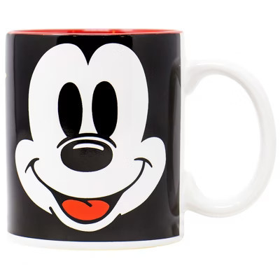 Adult Disney Mickey Mouse Big Face 11 Ounce Coffee Mug | Target