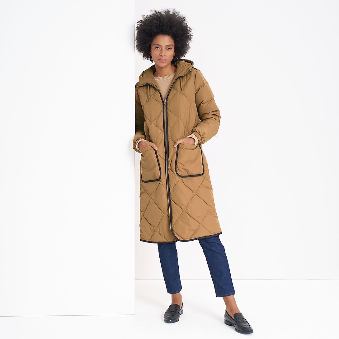 Women's Insulated Quilted Primaloft ThermoPlume Maxi Winter Coat | Lands' End (US)