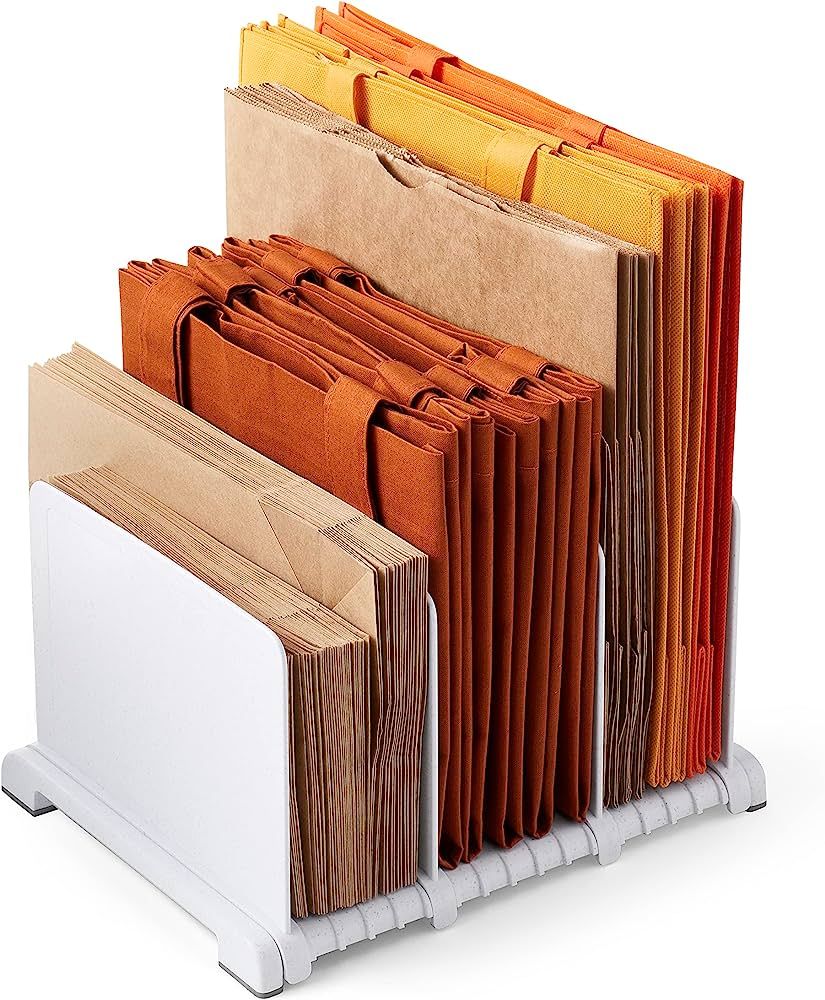 YouCopia StoraBag Reusable Shopping Bag Organizer, Adjustable Shelf Dividers for 20+ Tote, Cloth,... | Amazon (US)