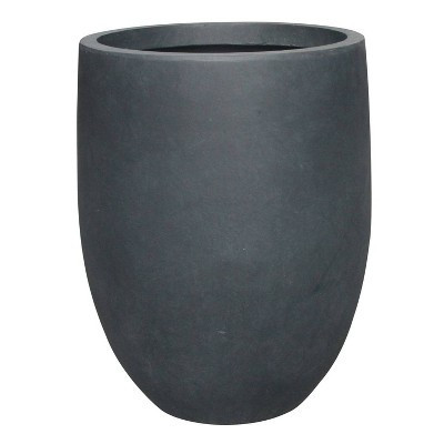 Rosemead Home & Garden, Inc. 20" Wide Kante Lightweight Tall Concrete Outdoor Planter Pot Charcoa... | Target