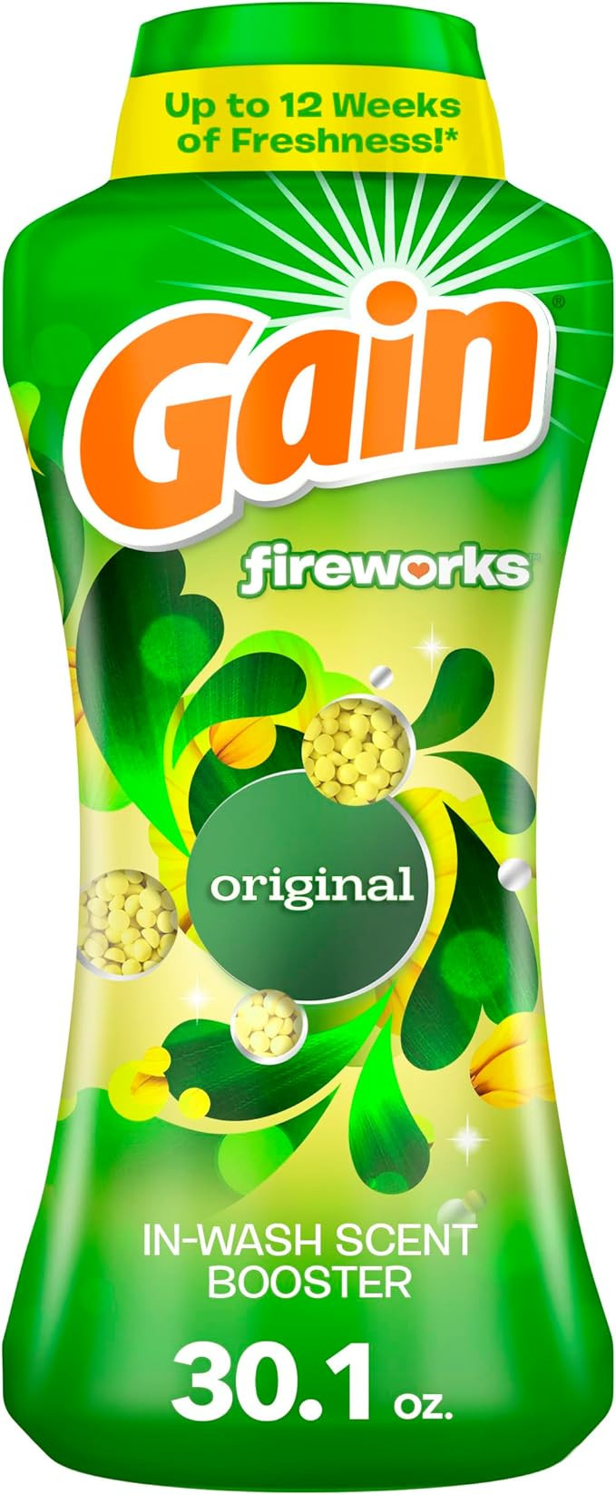 Gain Fireworks In-Wash Scent Booster Beads, Original Scent, 30.1 oz | Amazon (US)