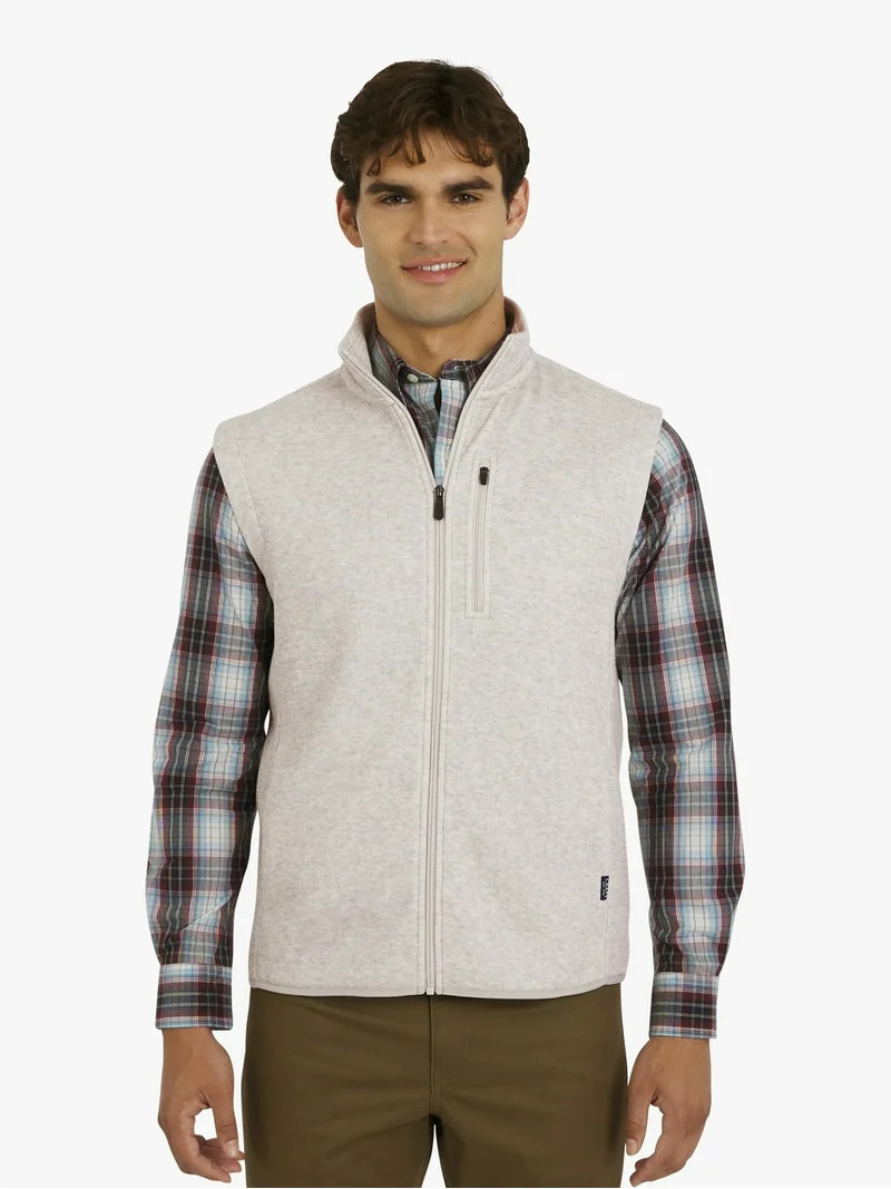 Chaps Men's & Big Men's Norwell Sweater Fleece Vest, Sizes S-3XL | Walmart (US)