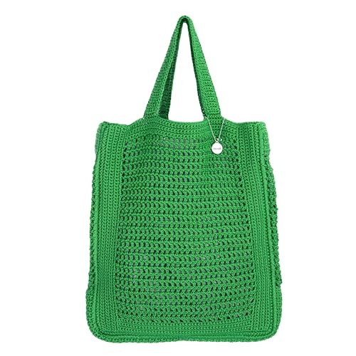 The Sak Lanie Market Tote Bag in Crochet, Detachable & Adjustable Strap, Kelly Green | Amazon (US)