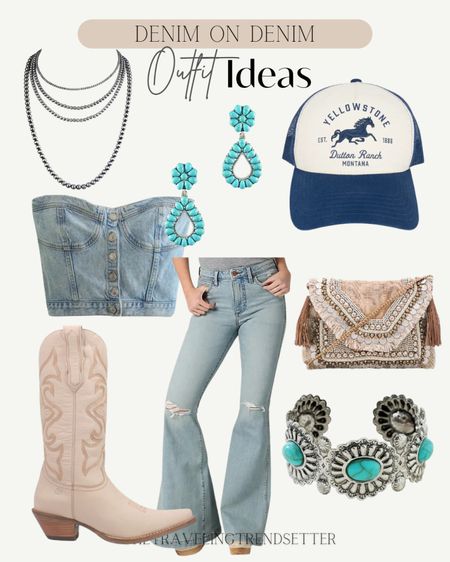 Did I’m on denim outfits, turquoise, earrings, turquoise, bracelet, purse, trucker, hat, music, festival, outfit, country, concert, outfit, Nashville, rodeo, Houston, rodeo, cowboy boots, Navajo pearls

#LTKstyletip #LTKshoecrush #LTKfindsunder50