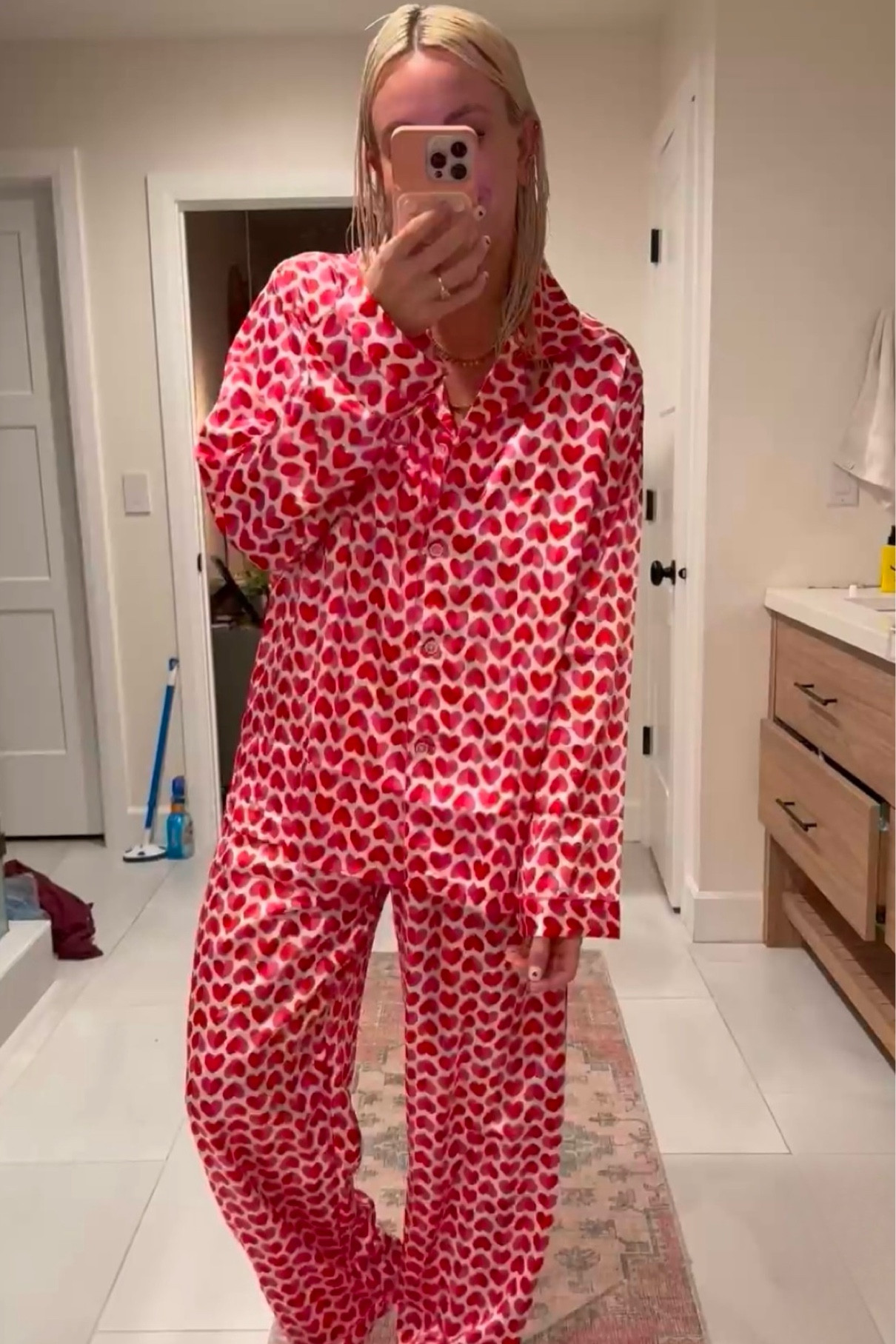 Amazon Valentine’s Day pajamas! I’m in a size medium 

#LTKStyleTip #LTKSeasonal #LTKFindsUnder50