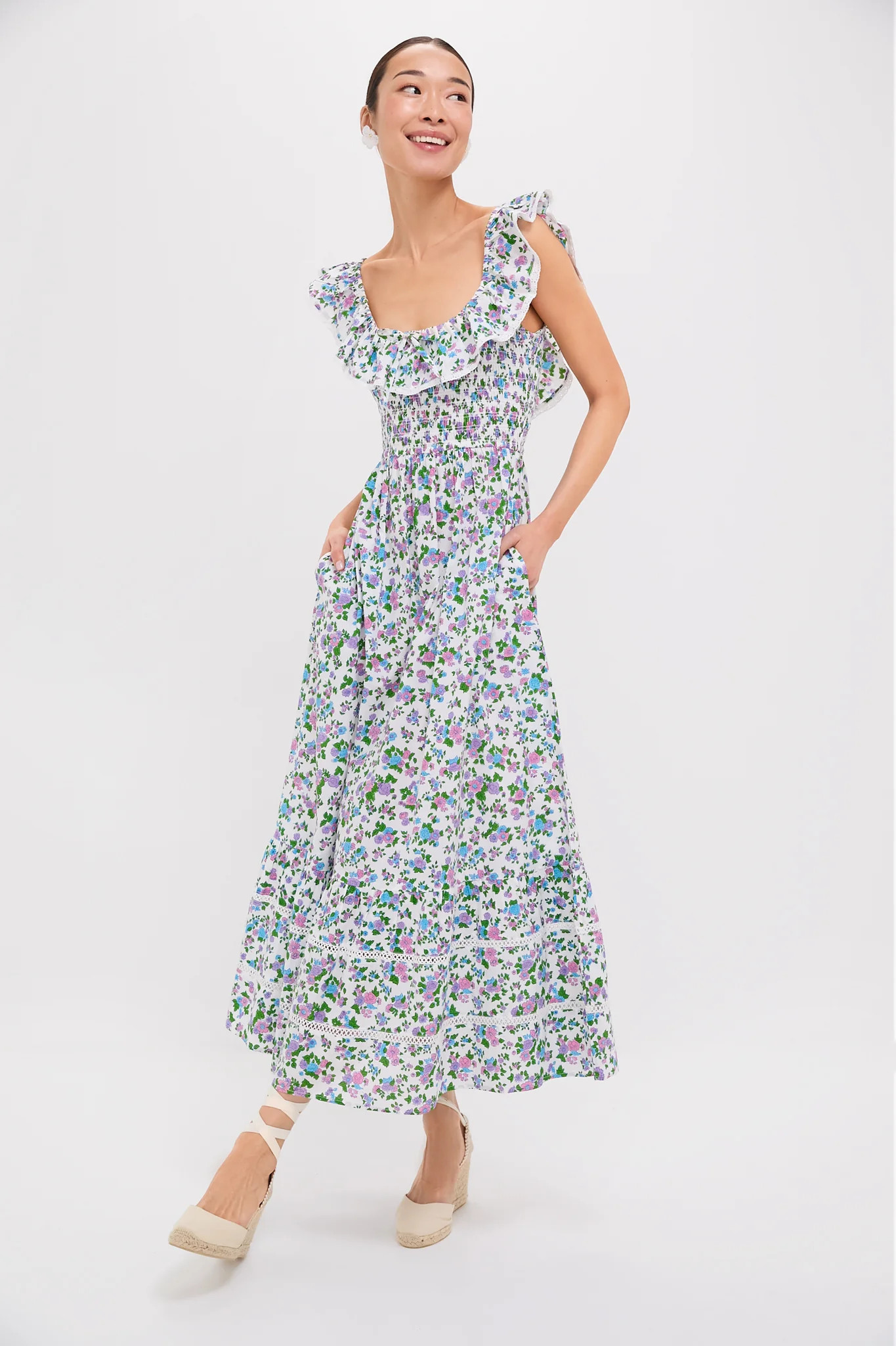 Lavender Ditsy Susie Dress | Tuckernuck (US)