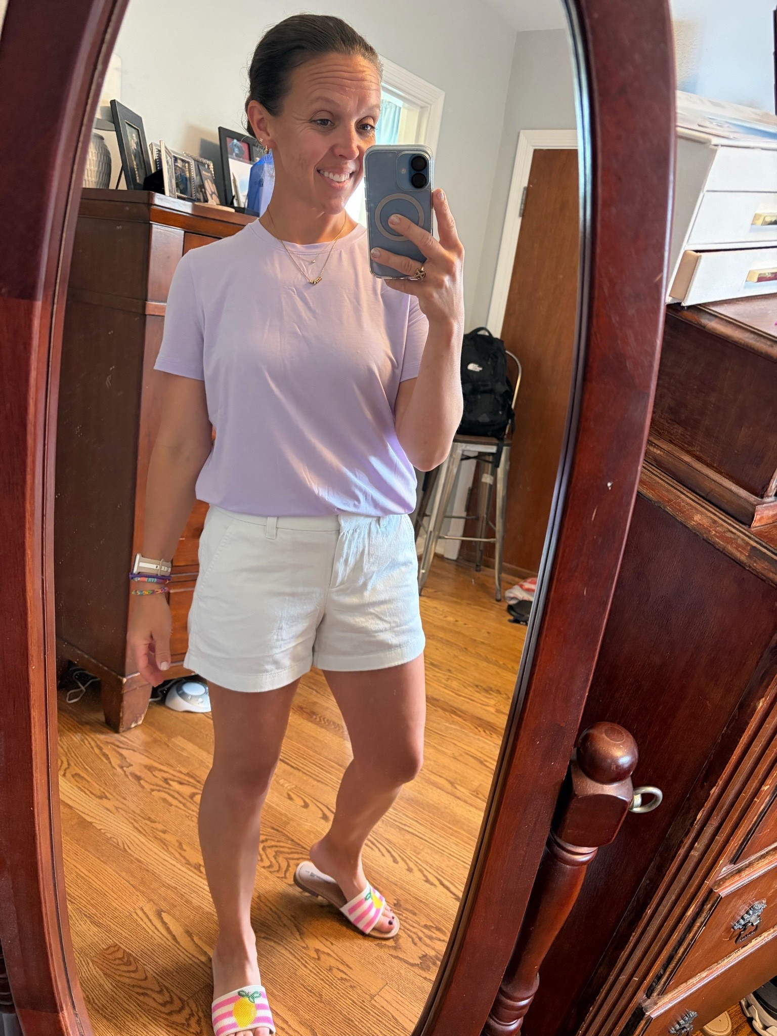 Summer outfit - comfiest shorts and the softest, designer dupe tee make these perfect to wear all summer long. 


#LTKSeasonal #LTKActive #designerdupe #lookalike #walmart #amazon @jcrew @Quince #slides #under25 #LTKmomlife #summer @Etsy #beewatch #baublebar #giftforher #bubblenecklace #salefinds #momoutfit #momsummer

#LTKU #LTKOver40 #LTKSaleAlert