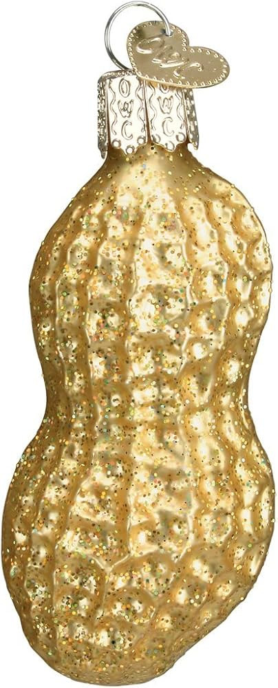 Old World Christmas Ornaments: Various Foods Glass Blown Ornaments for Christmas Tree, Peanut | Amazon (US)