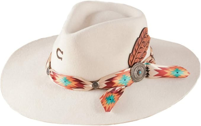 Charlie 1 Horse Hats Womens Navajo Ivory 3 3/4 Brim Fashion Hat S Natural at Amazon Women’s Clo... | Amazon (US)