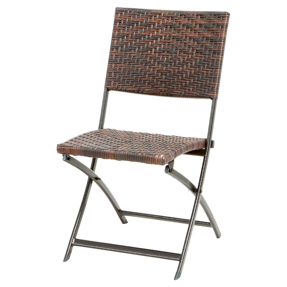 El Paso Set of 2 Wicker Patio Folding Chairs: Weather-Resistant, UV-Protected - Christopher Knigh... | Target