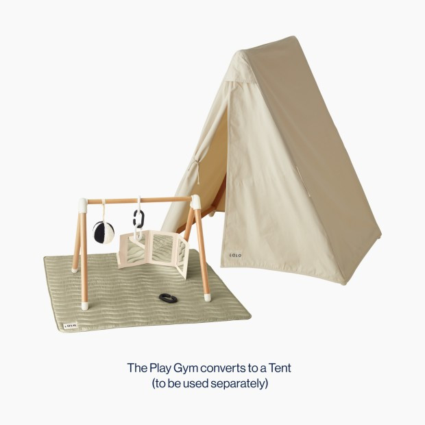 Lalo The Play Gym + Tent Kit in Sage | Babylist