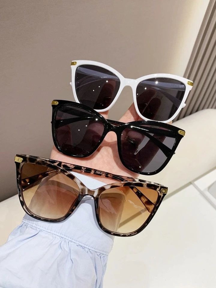 3pairs Women Tortoiseshell Cat Eye Frame Fashionable Sunglasses Travel Accessories For Daily Life | SHEIN
