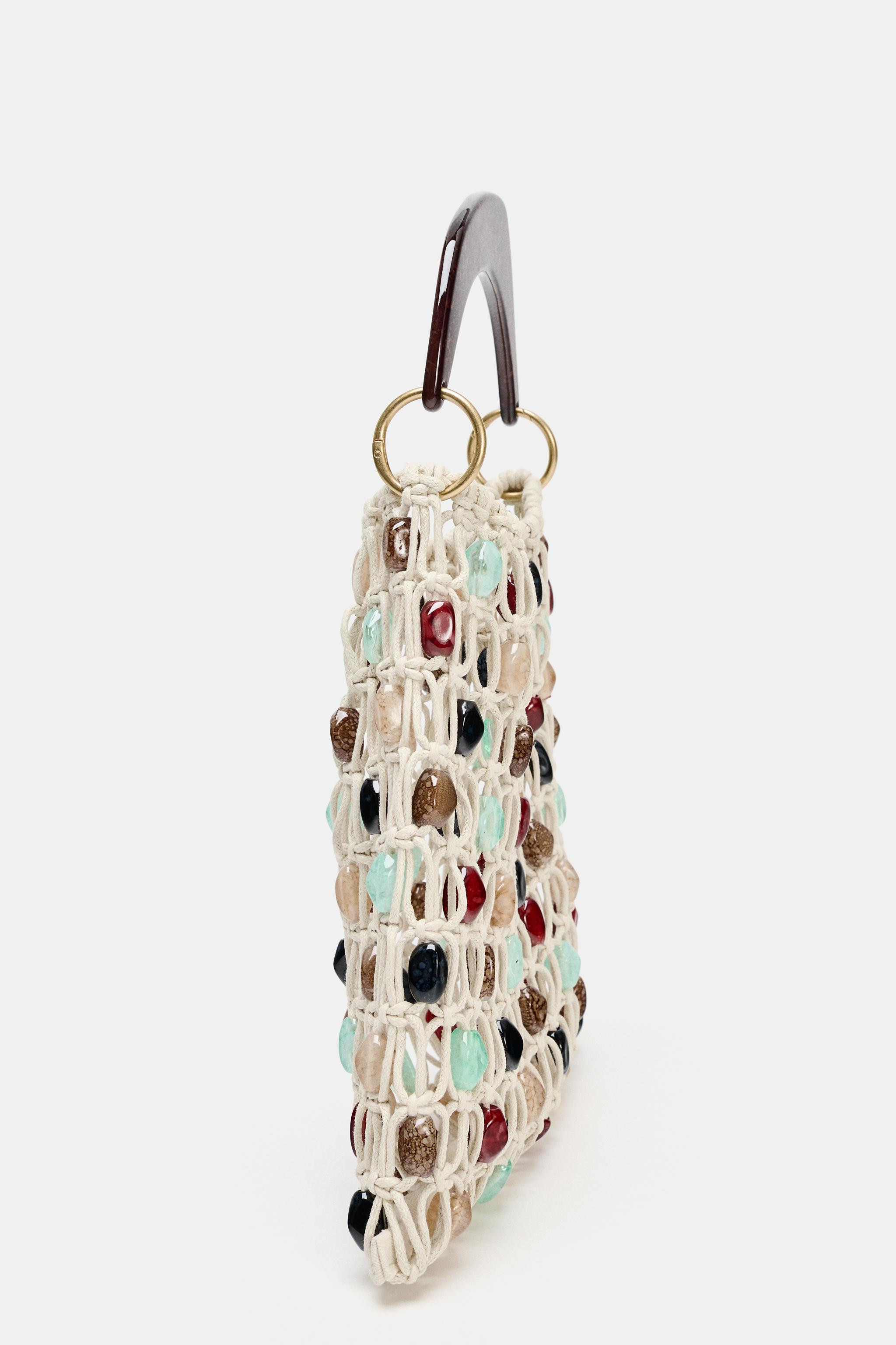 BEADED BUCKET BAG | Zara US